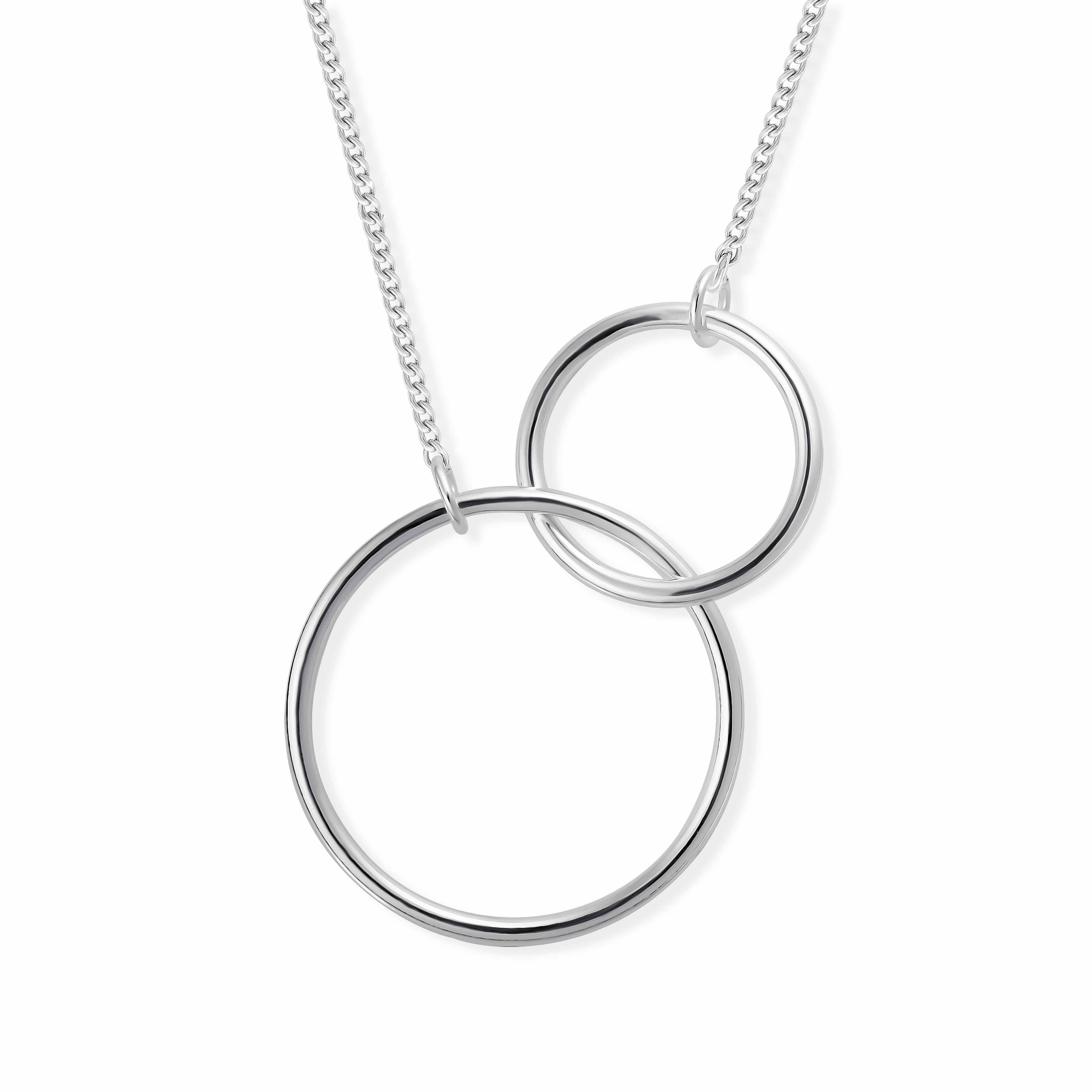 Double Circle Necklace