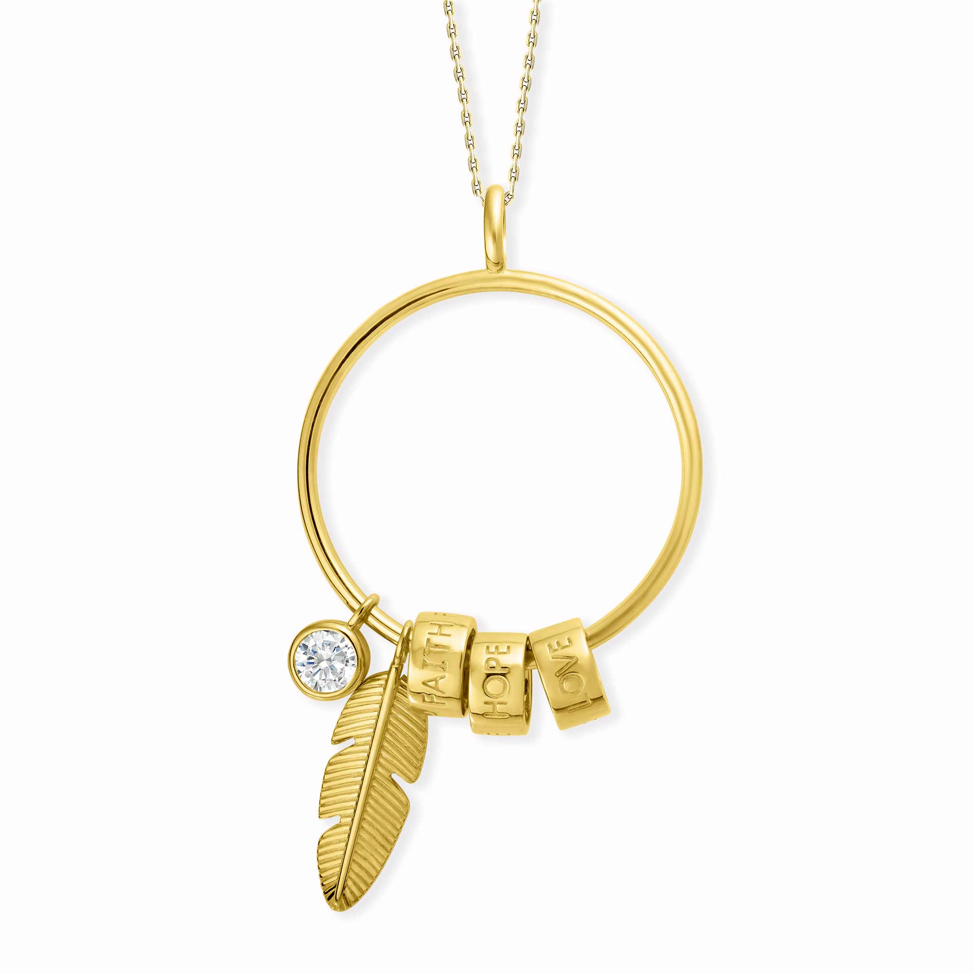 Faith, Hope, Love Necklace